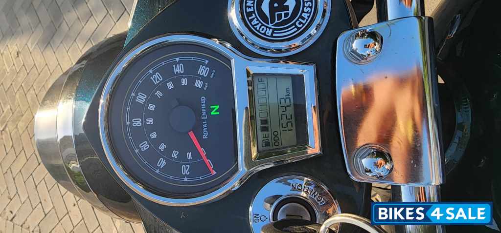 Halcyon Green Royal Enfield Classic 350 Dual Channel BS6
