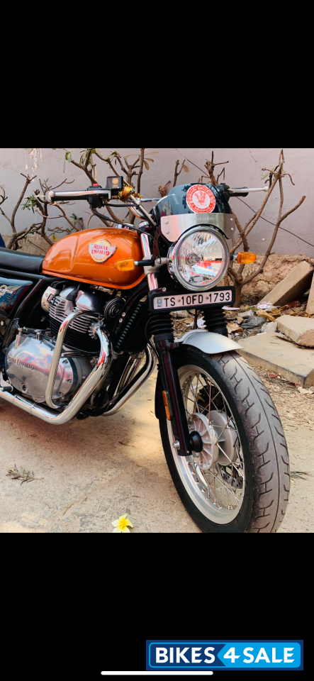 Orange Crush Royal Enfield Interceptor 650 Twin