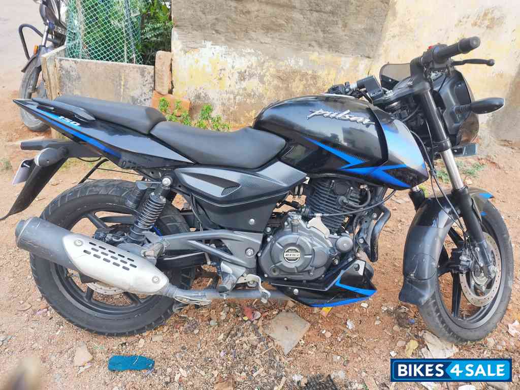 Blue And Black Bajaj Pulsar 150 Twin Disc BS6