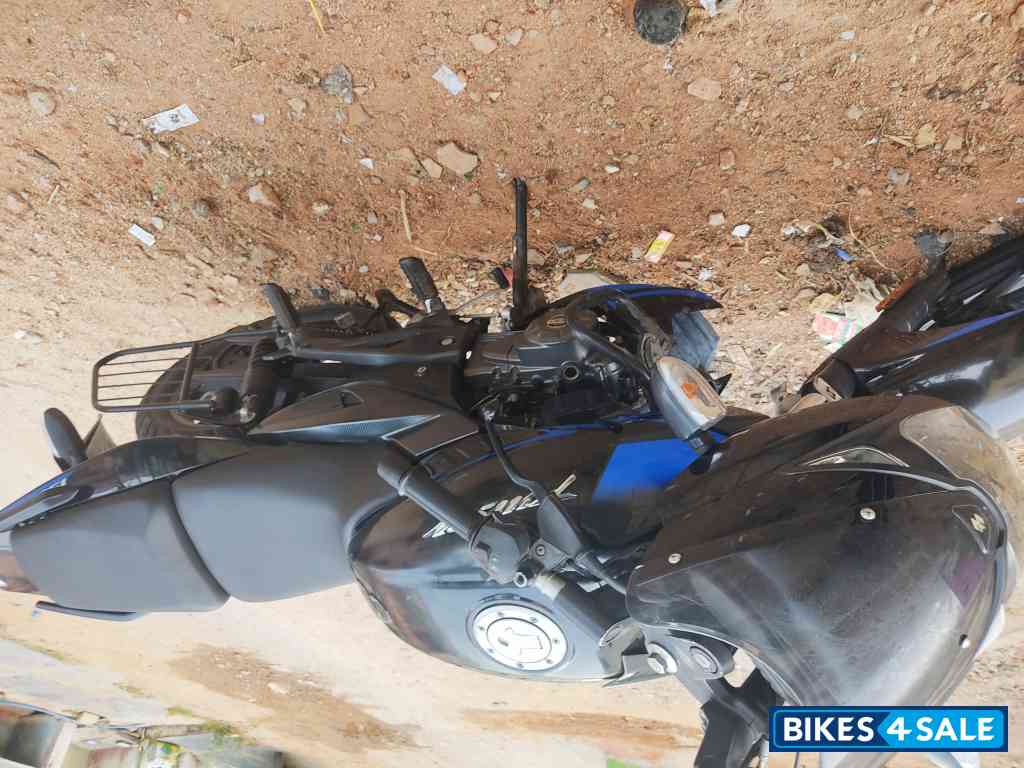 Blue And Black Bajaj Pulsar 150 Twin Disc BS6