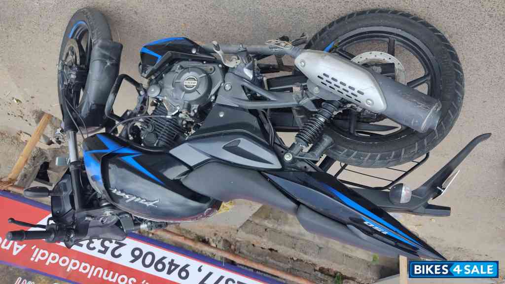 Blue And Black Bajaj Pulsar 150 Twin Disc BS6