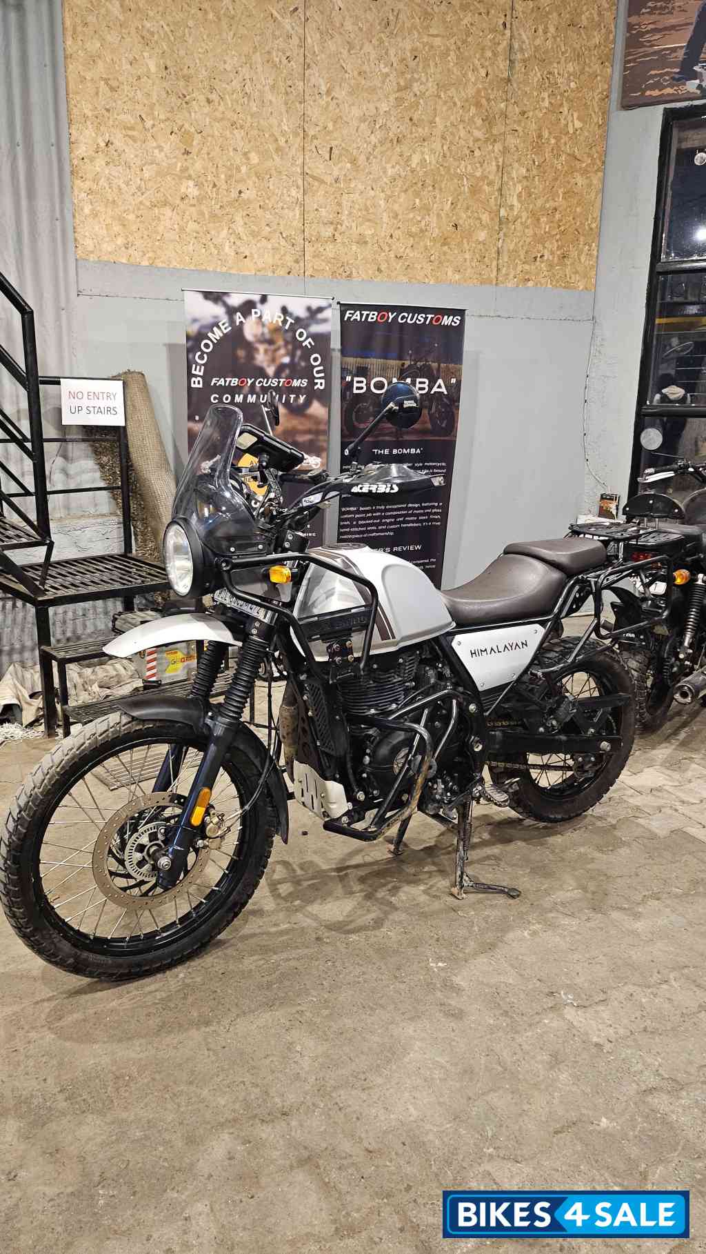Silver Royal Enfield Himalayan BS VI