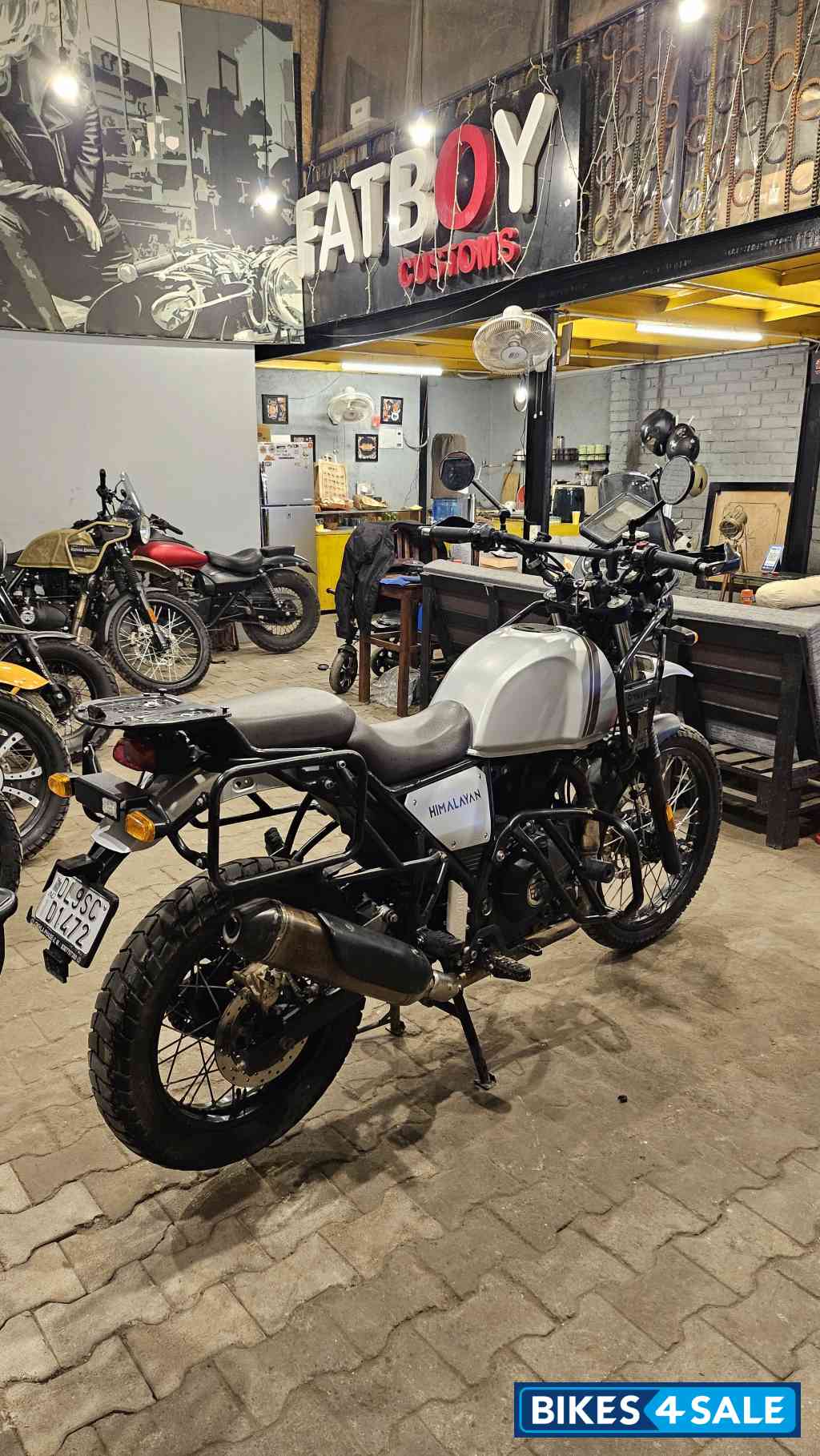 Silver Royal Enfield Himalayan BS VI