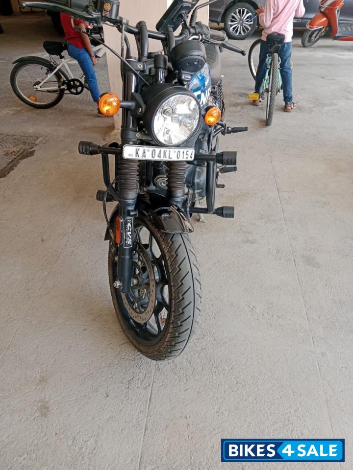 Rebel Blue Royal Enfield Hunter 350 Metro