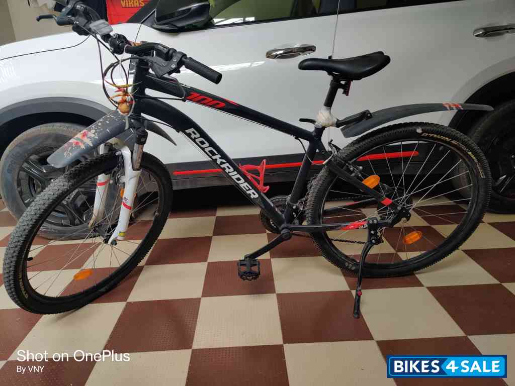 Black -red Bicycle Decathlon