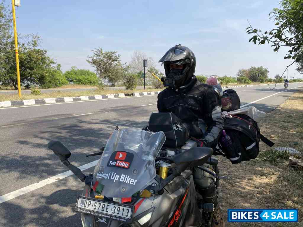 Titanium Black TVS Apache RR 310