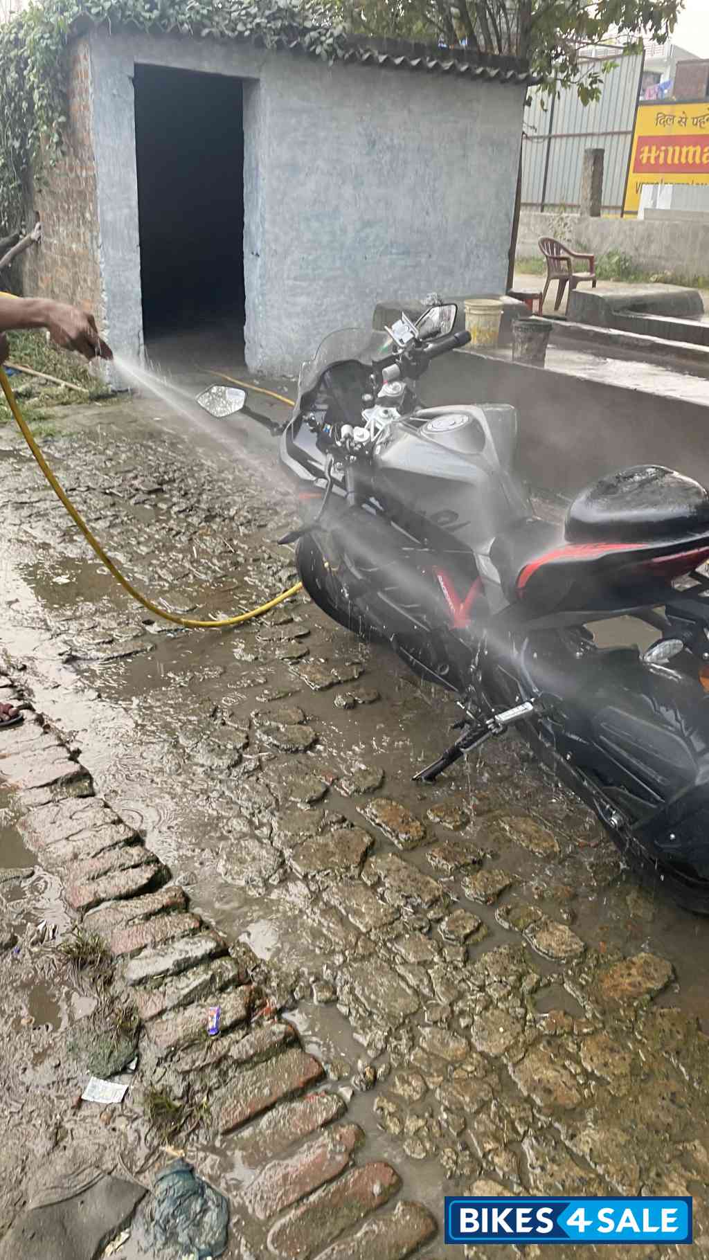 Titanium Black TVS Apache RR 310