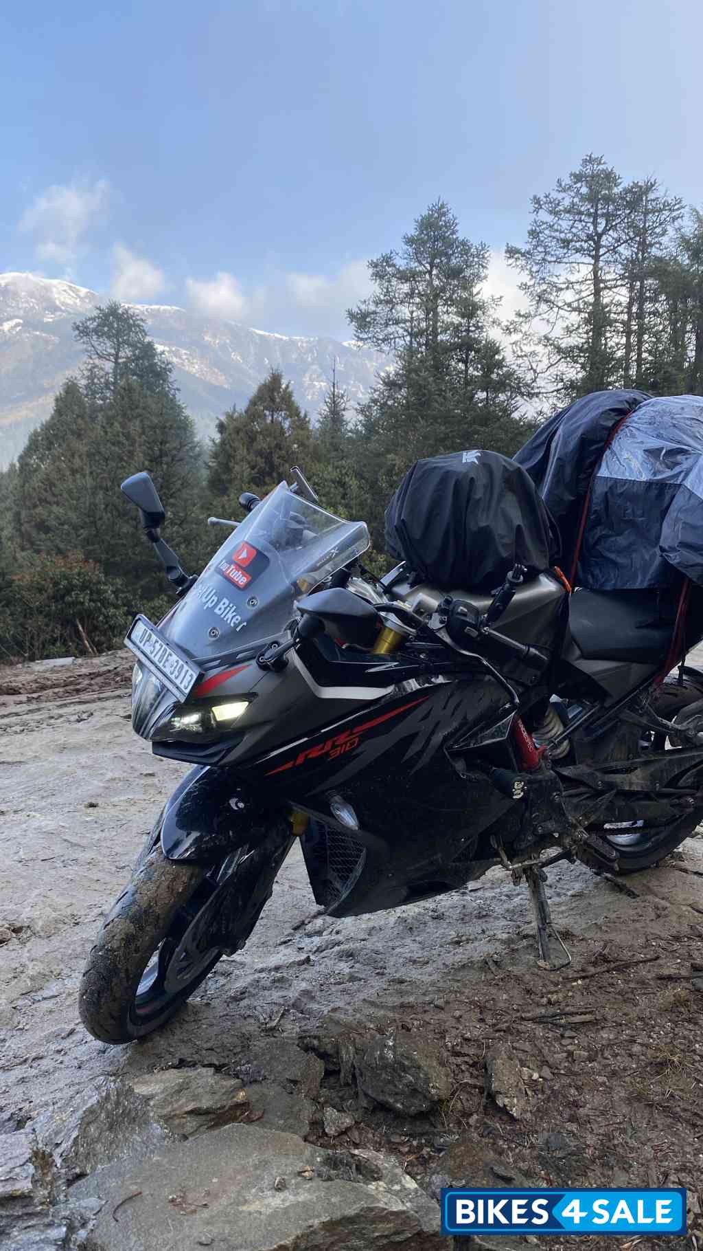 Titanium Black TVS Apache RR 310