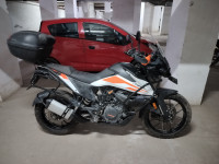 White And Orange KTM 390 Adventure