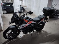 White And Orange KTM 390 Adventure