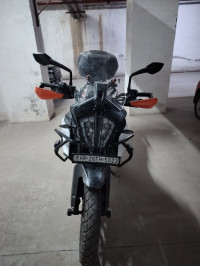 White And Orange KTM 390 Adventure