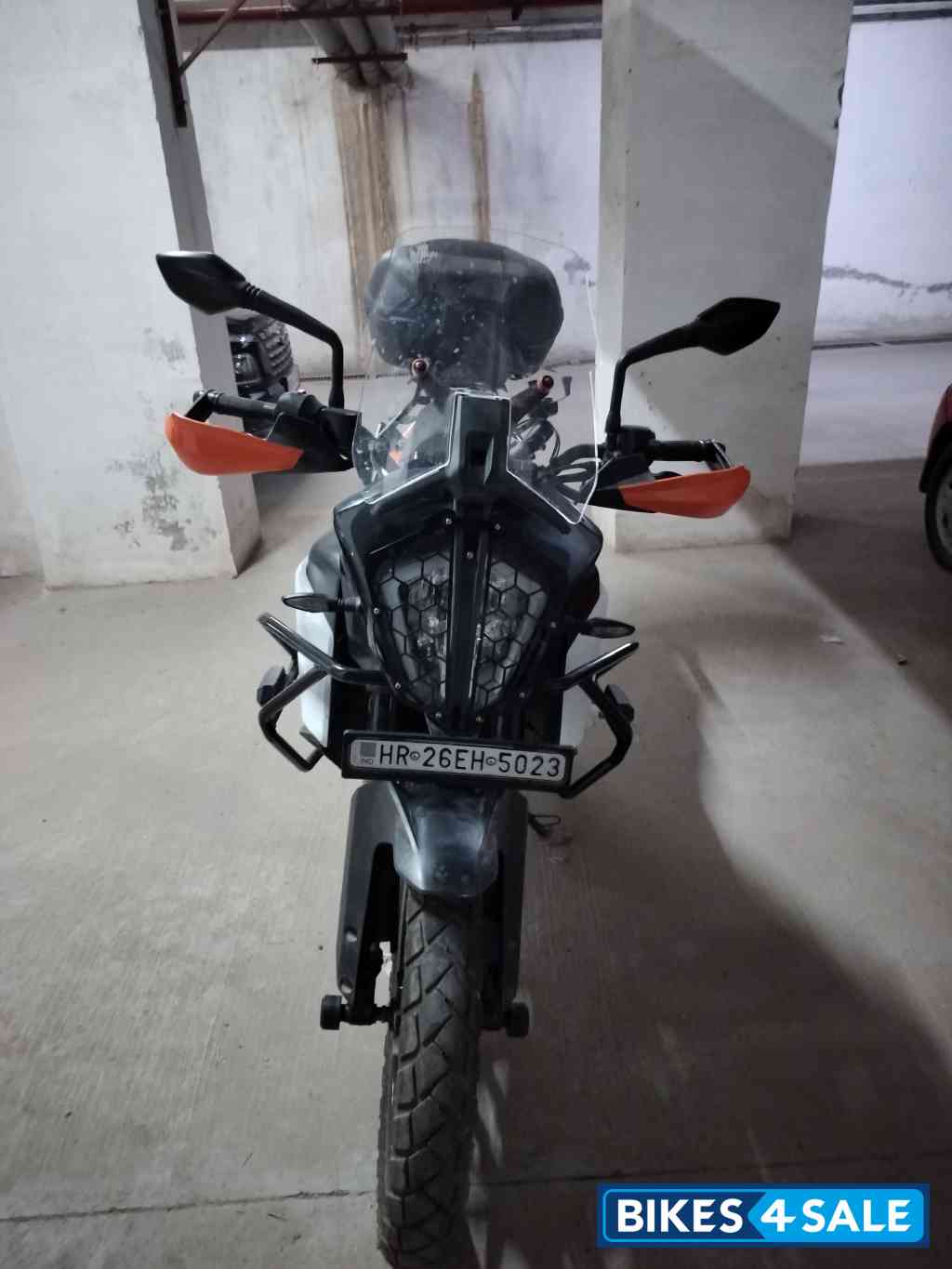 White And Orange KTM 390 Adventure