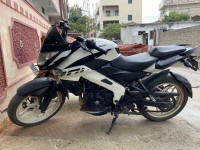 White And Black Bajaj Pulsar NS 200 BS6