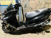 Black Suzuki Burgman Street BS6