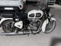 Ash White Royal Enfield Classic 350