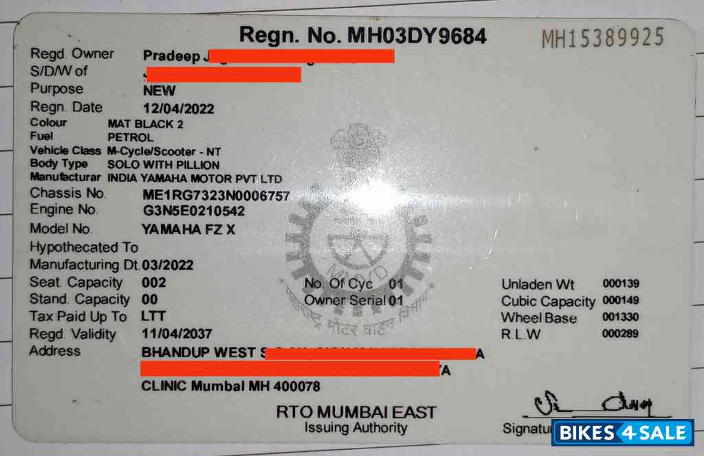 Matt Black Yamaha FZ-X Matt Black Yamaha FZ-X