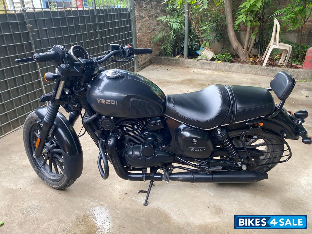 Grey Yezdi Roadster Dark