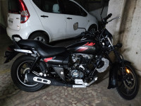 Black And Red Bajaj Avenger Street 220