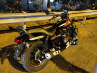 Black And Red Bajaj Avenger Street 220