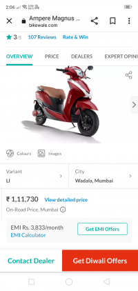 Ampere Magnus Ex 2023 Model