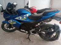 Blue Suzuki Gixxer SF BS6