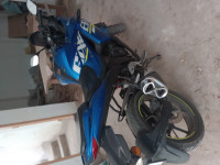 Blue Suzuki Gixxer SF BS6