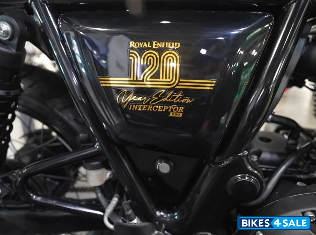 Black Chrome Royal Enfield Interceptor 650 120th Year Anniversary Edition