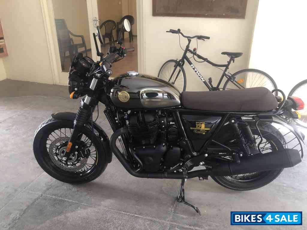 Black Chrome Royal Enfield Interceptor 650 120th Year Anniversary Edition