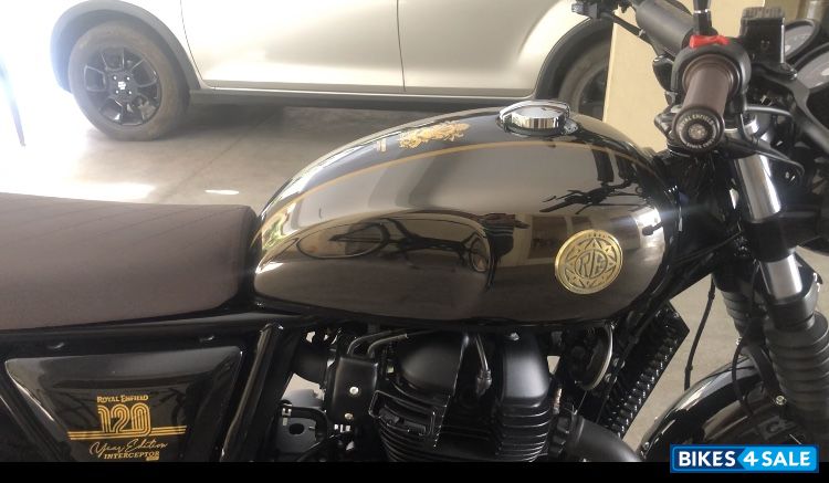 Black Chrome Royal Enfield Interceptor 650 120th Year Anniversary Edition