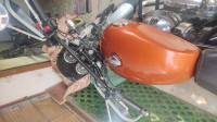 Orange Royal Enfield 2023 Interceptor 650