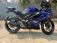 Blue Yamaha YZF R15 V3