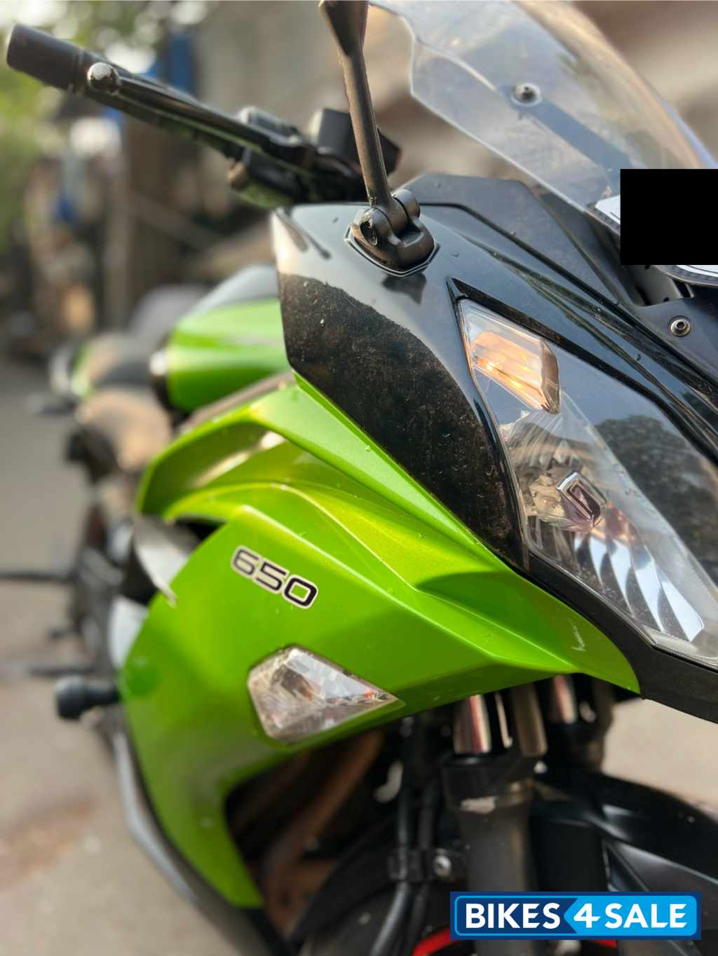 Green Black Kawasaki Ninja 650R