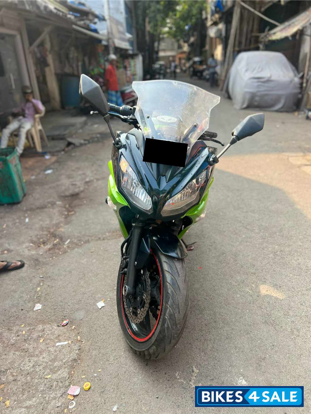Green Black Kawasaki Ninja 650R