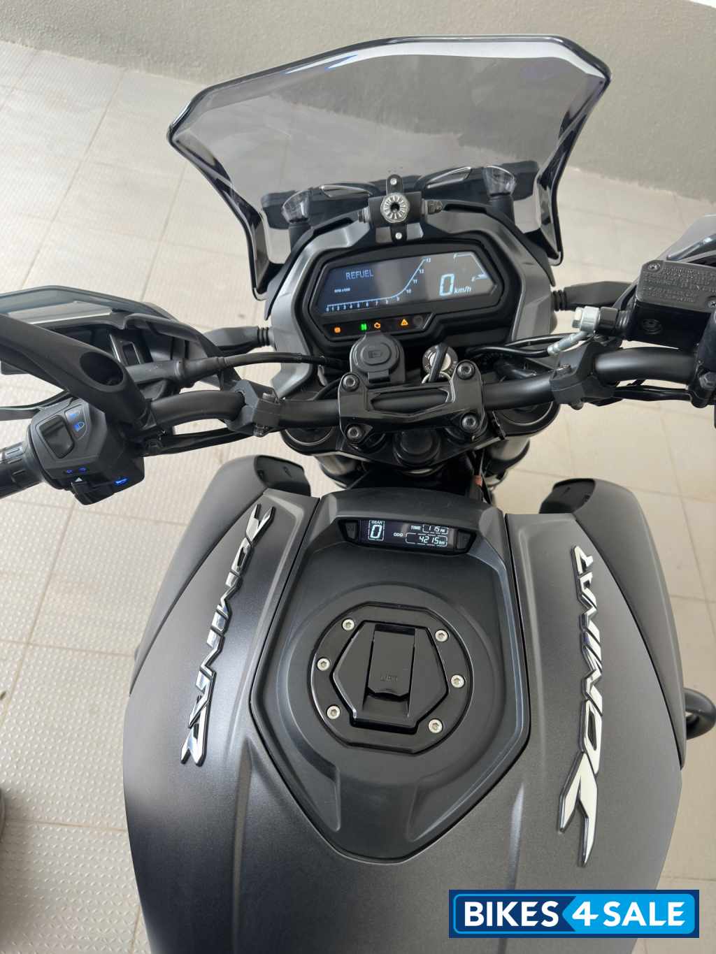 Charcoal Black Bajaj Dominar 400 ABS BS6