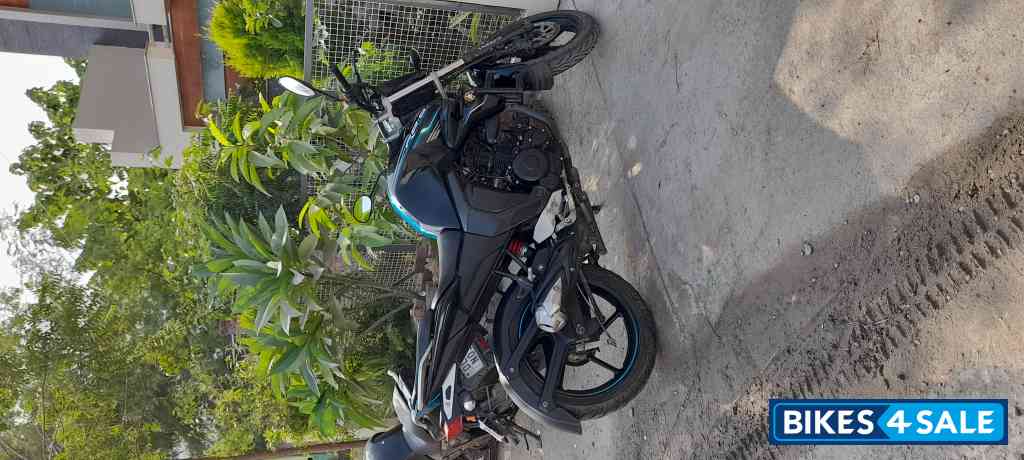 Blue Yamaha FZ-S