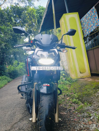 Black TVS Apache RTR 200 4V 2020