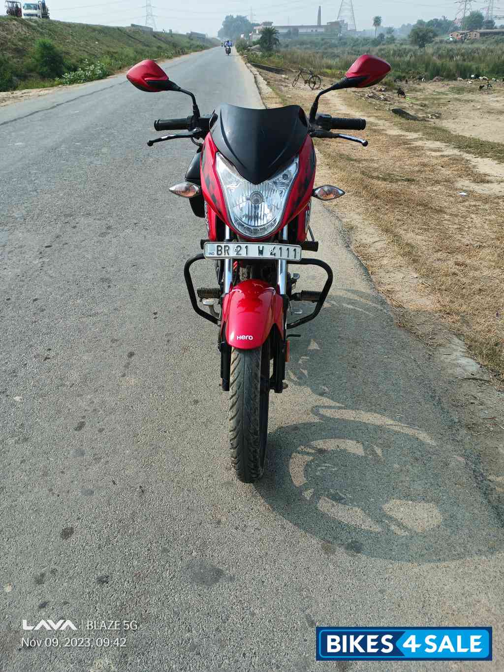 Candy Red Hero Glamour 125