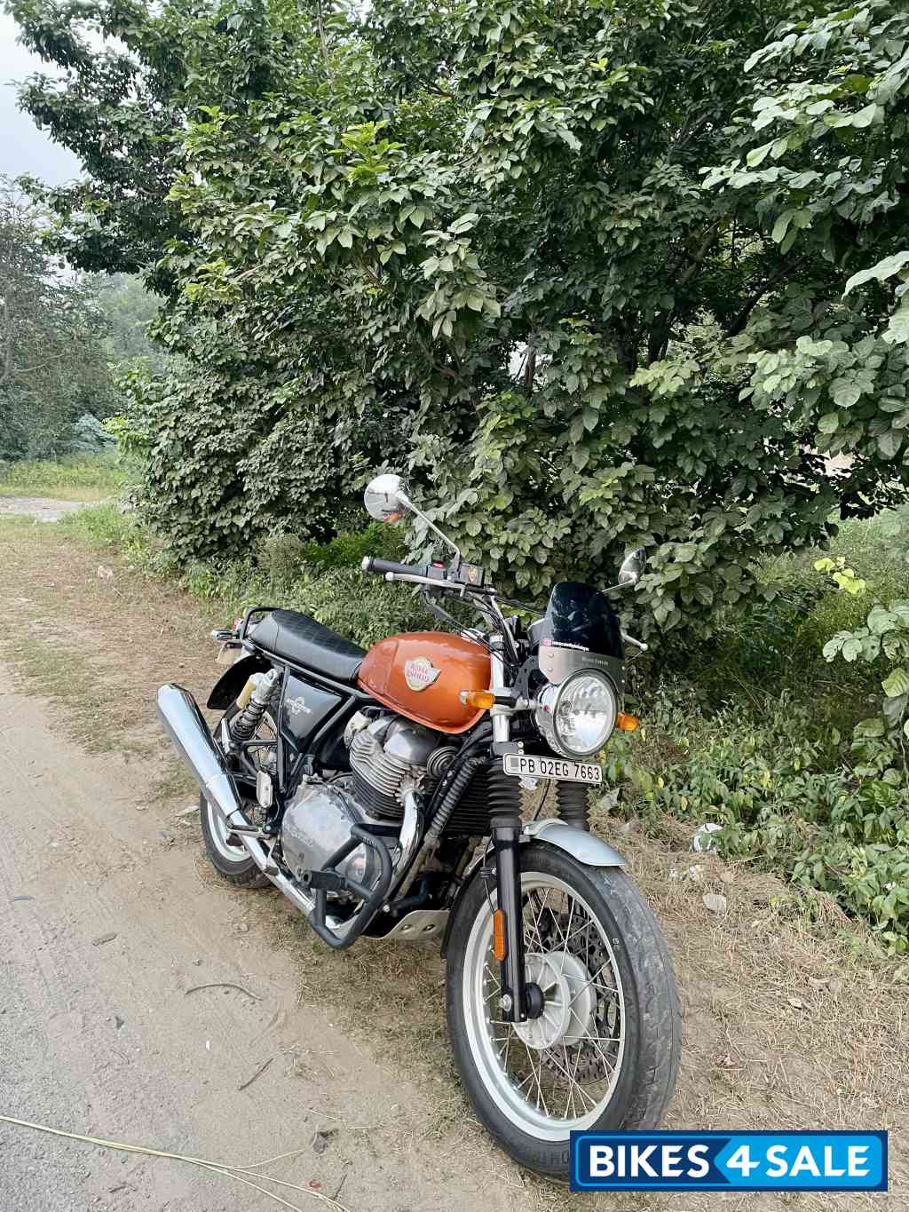 Orange Crush Royal Enfield Interceptor 650 Twin