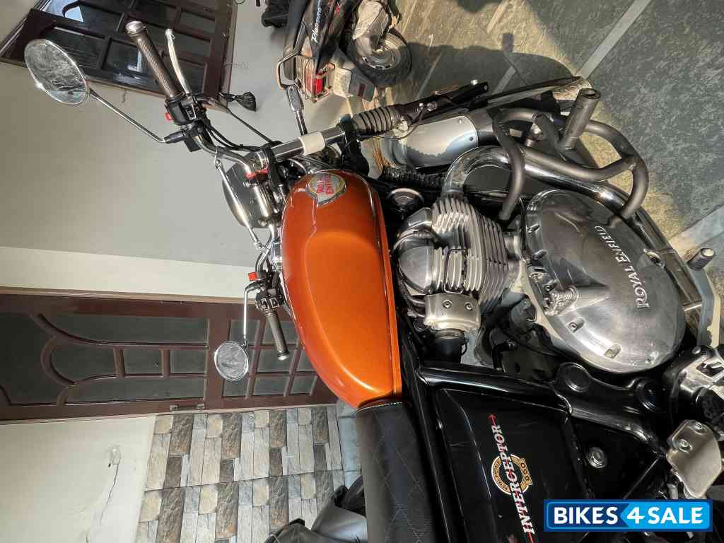 Orange Crush Royal Enfield Interceptor 650 Twin
