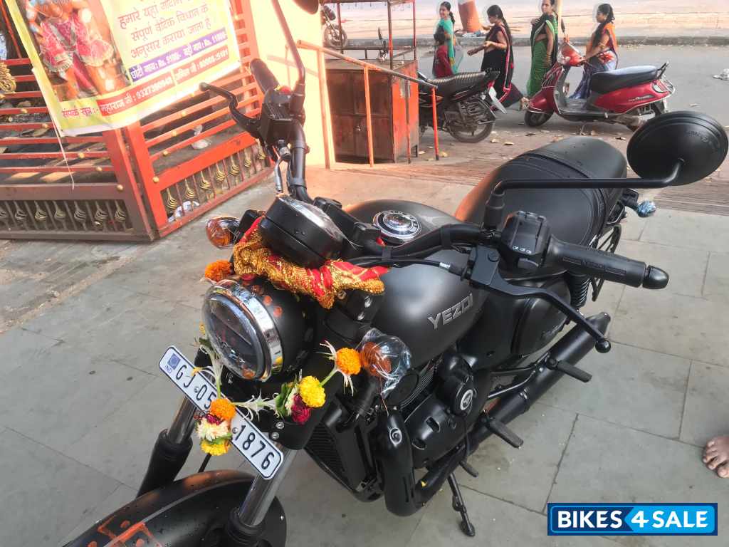 Smoke Grey Yezdi Roadster Dark