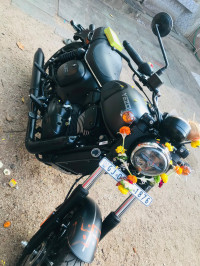 Smoke Grey Yezdi Roadster Dark