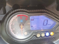 Black Red Bajaj Pulsar 180F Neon