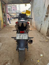 Black Red Bajaj Pulsar 180F Neon