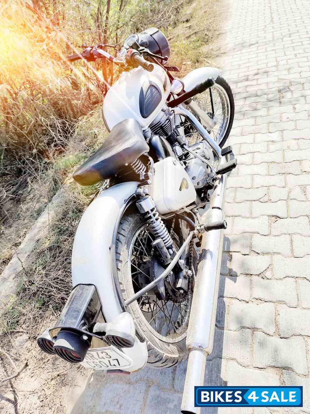 Silver Royal Enfield Classic 350 BS VI