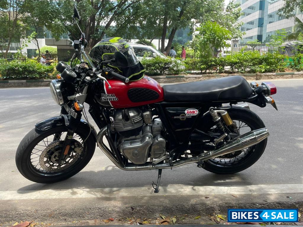 Ravishing Red Royal Enfield Interceptor 650 Twin