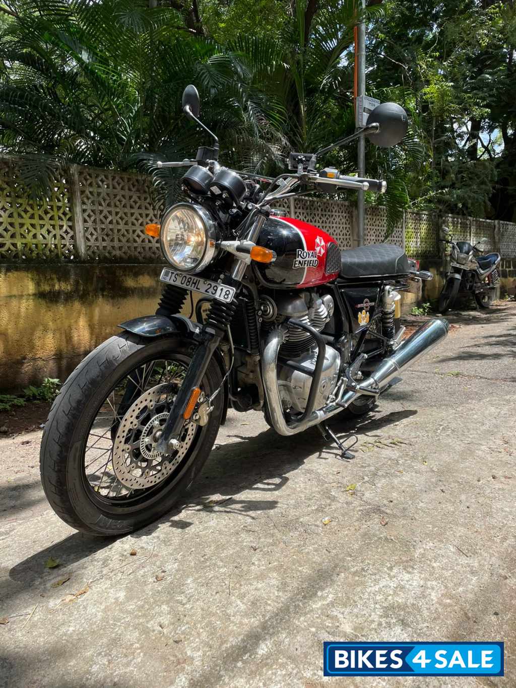 Ravishing Red Royal Enfield Interceptor 650 Twin
