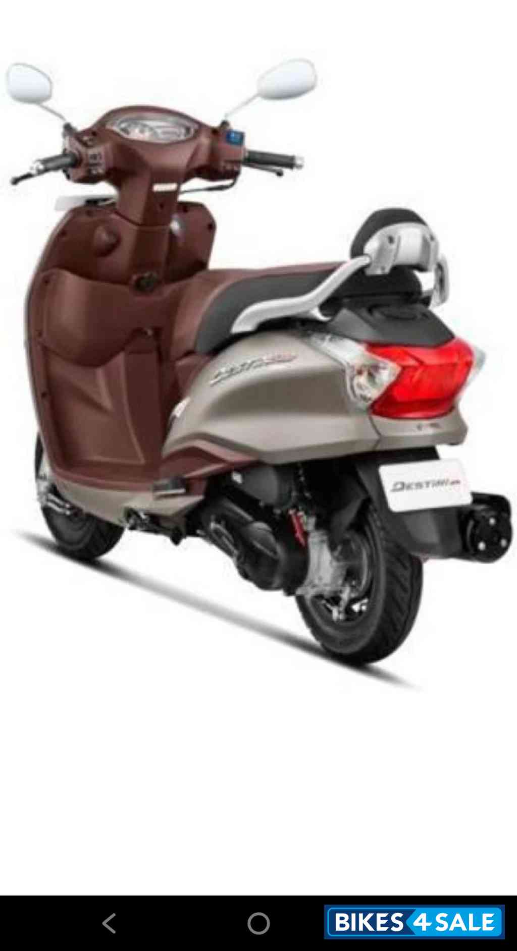 Matte Ray Silver Hero Destini 125 Xtec