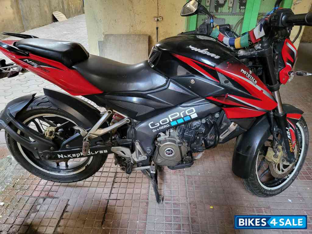 Red And Balck Bajaj Pulsar NS200
