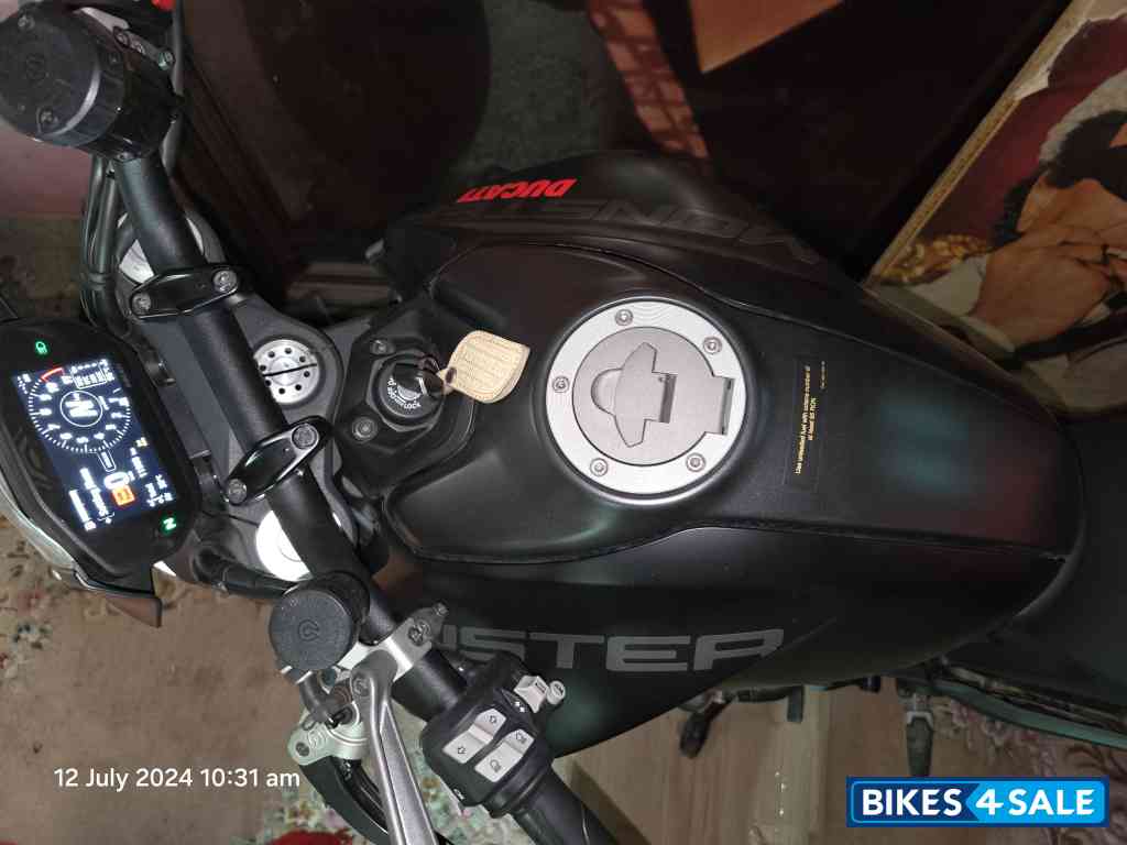 Black Ducati Monster 937cc