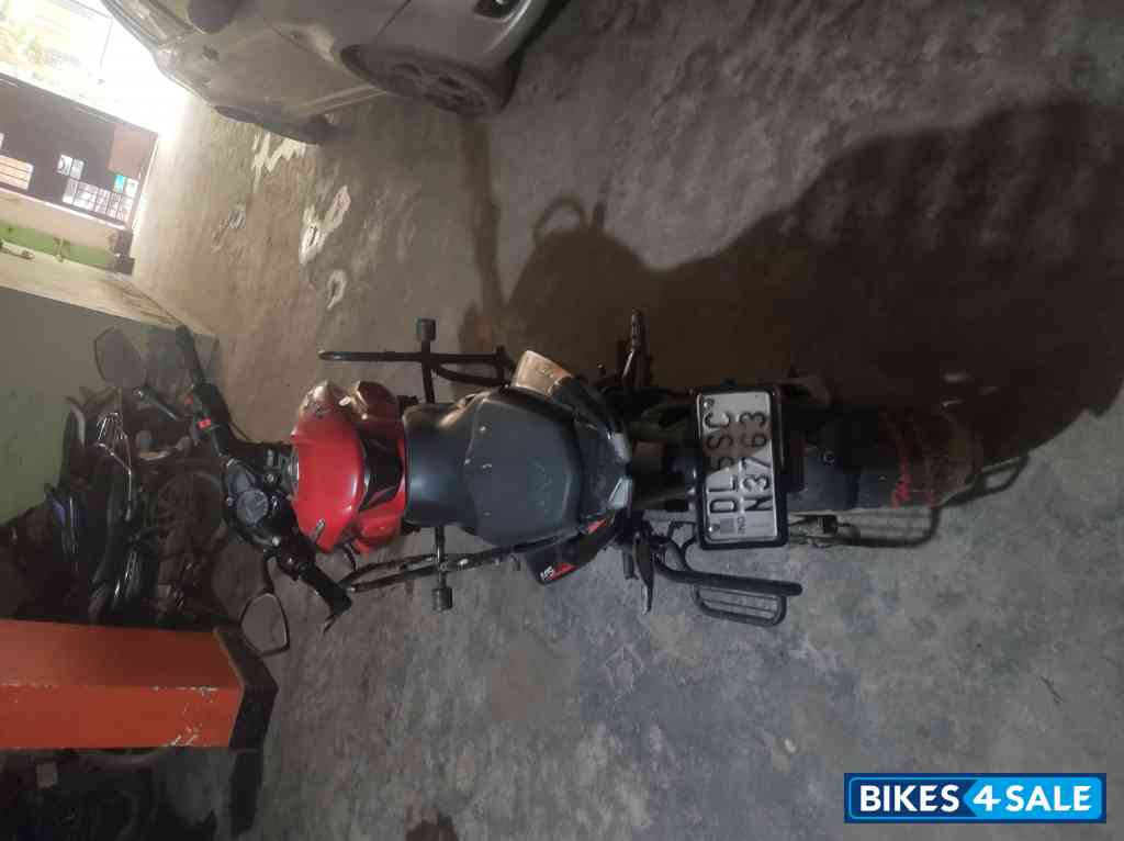 Satin Red And Black Bajaj Pulsar NS 160 BS6